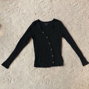 Black ribbed sweater from Sanctuary